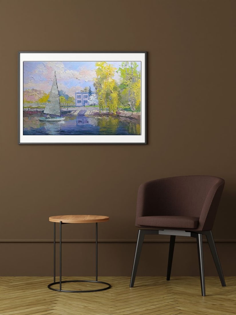 Oil painting Yacht club Serdyuk Boris Petrovich - 3