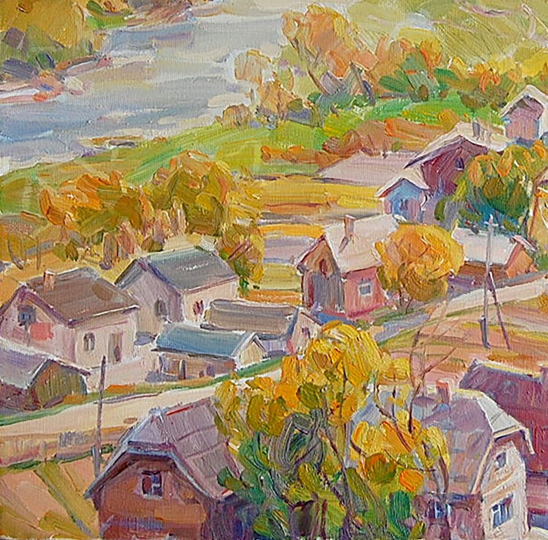 Oil painting Above the Dniester Kotmin Dmitry - 4