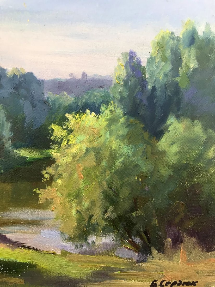 Oil painting Summer rest Boris Serdyuk - 10