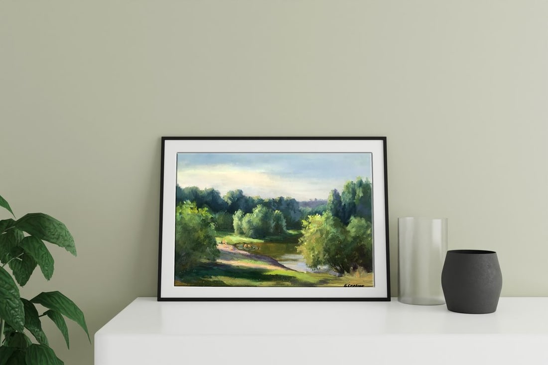 Oil painting Summer rest Boris Serdyuk - 2