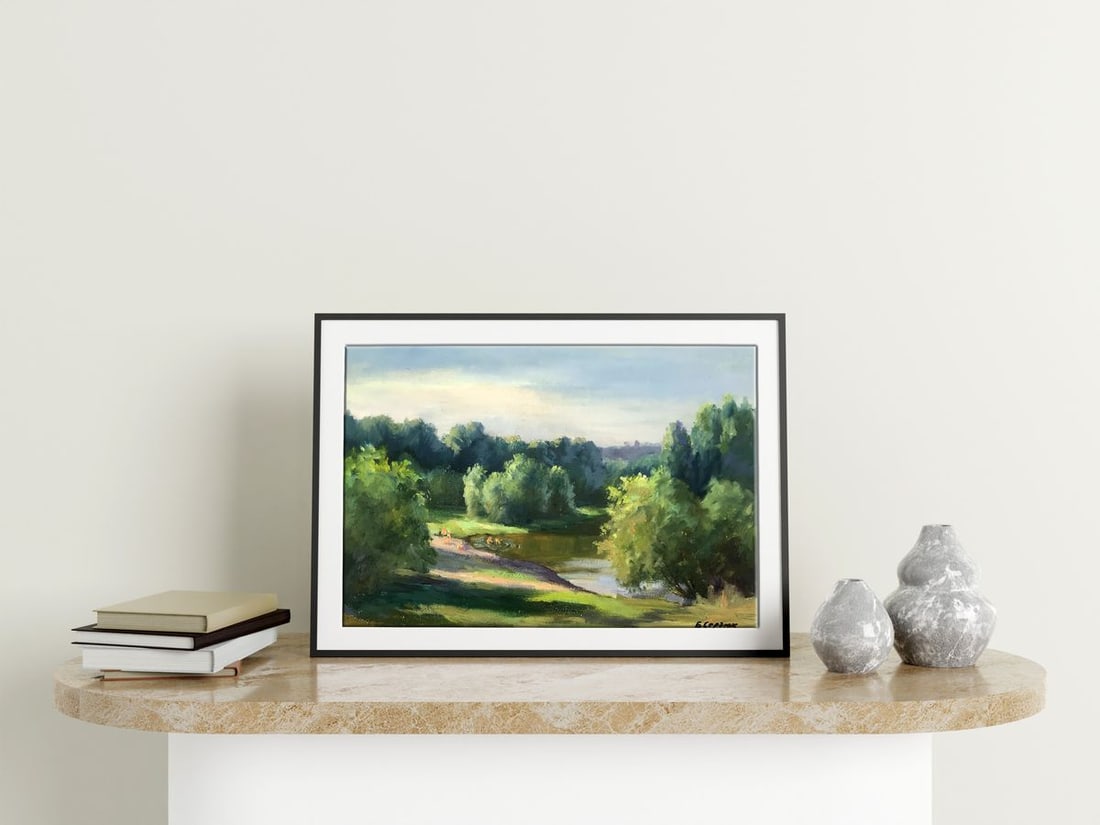 Oil painting Summer rest Boris Serdyuk - 3