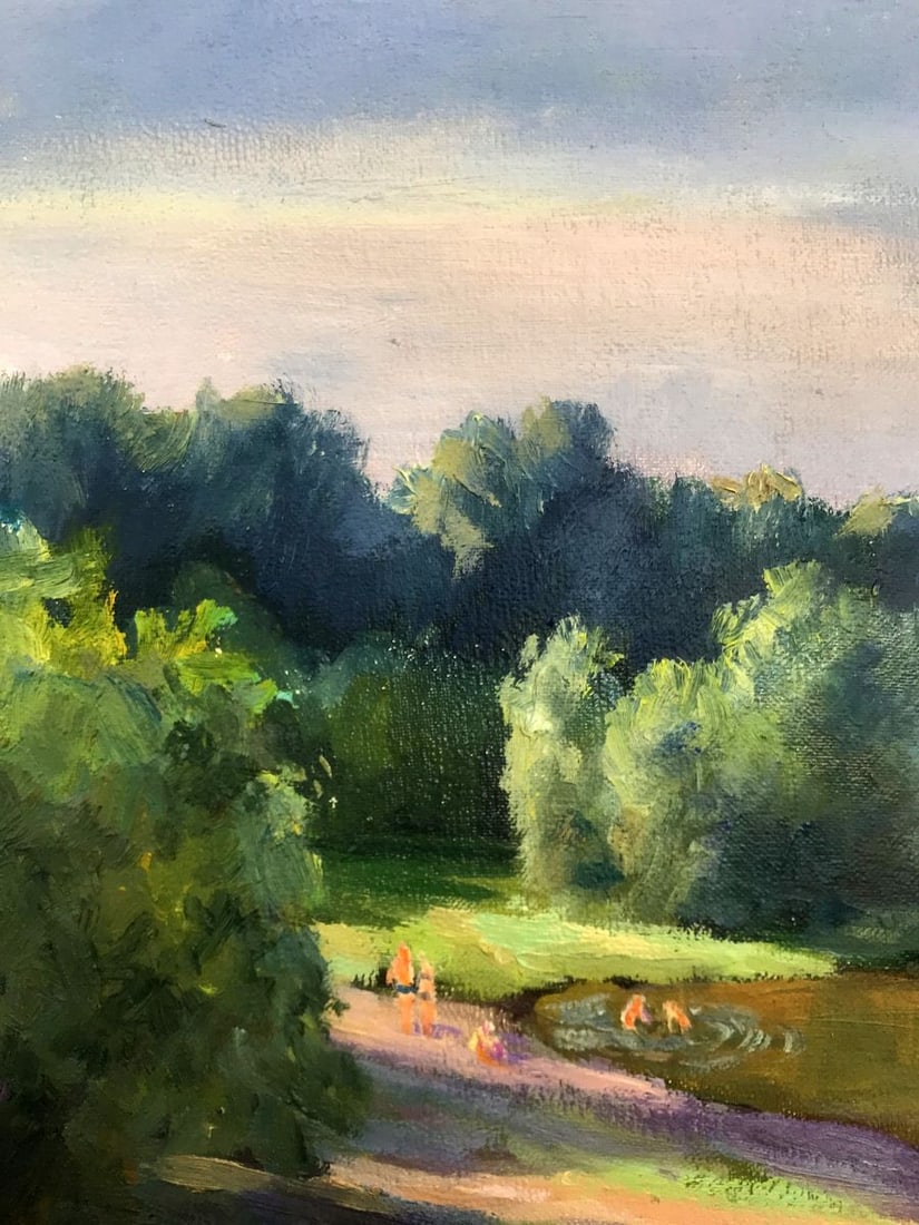 Oil painting Summer rest Boris Serdyuk - 4