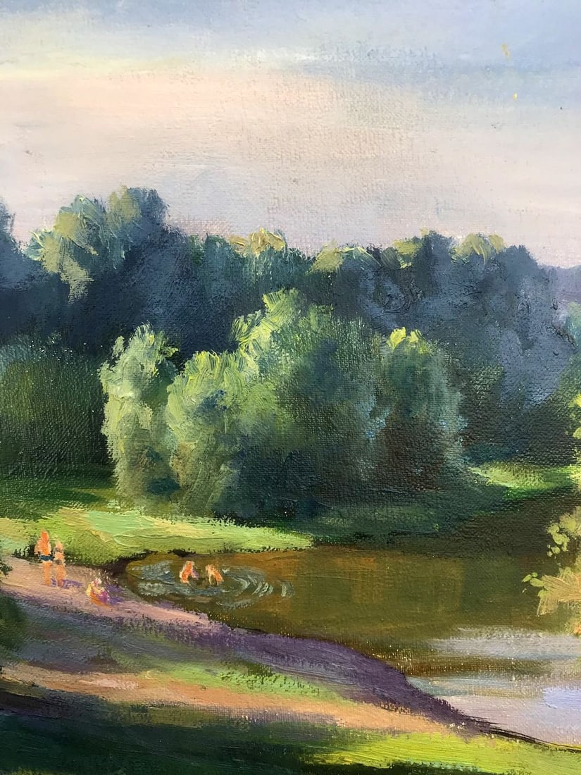 Oil painting Summer rest Boris Serdyuk - 6