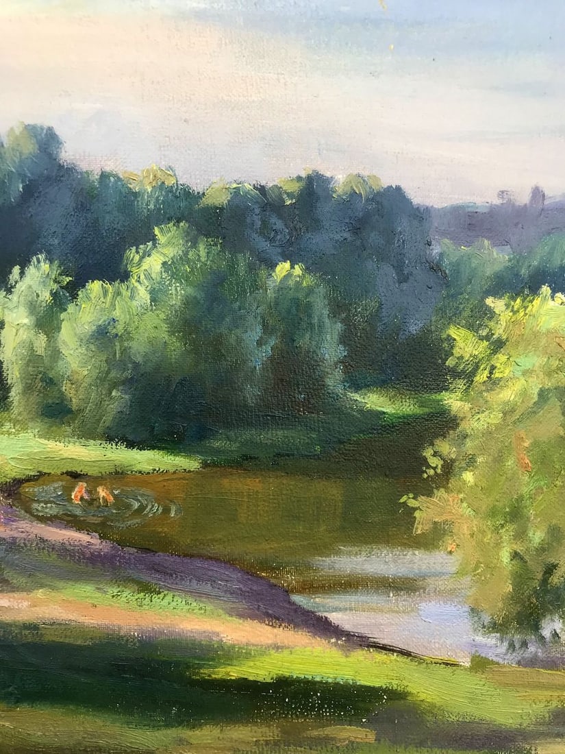 Oil painting Summer rest Boris Serdyuk - 7