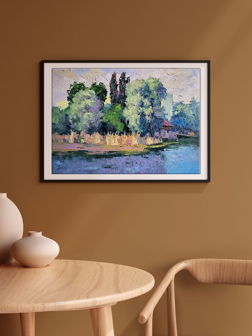 Oil painting By the river Serdyuk Boris Petrovich - 3