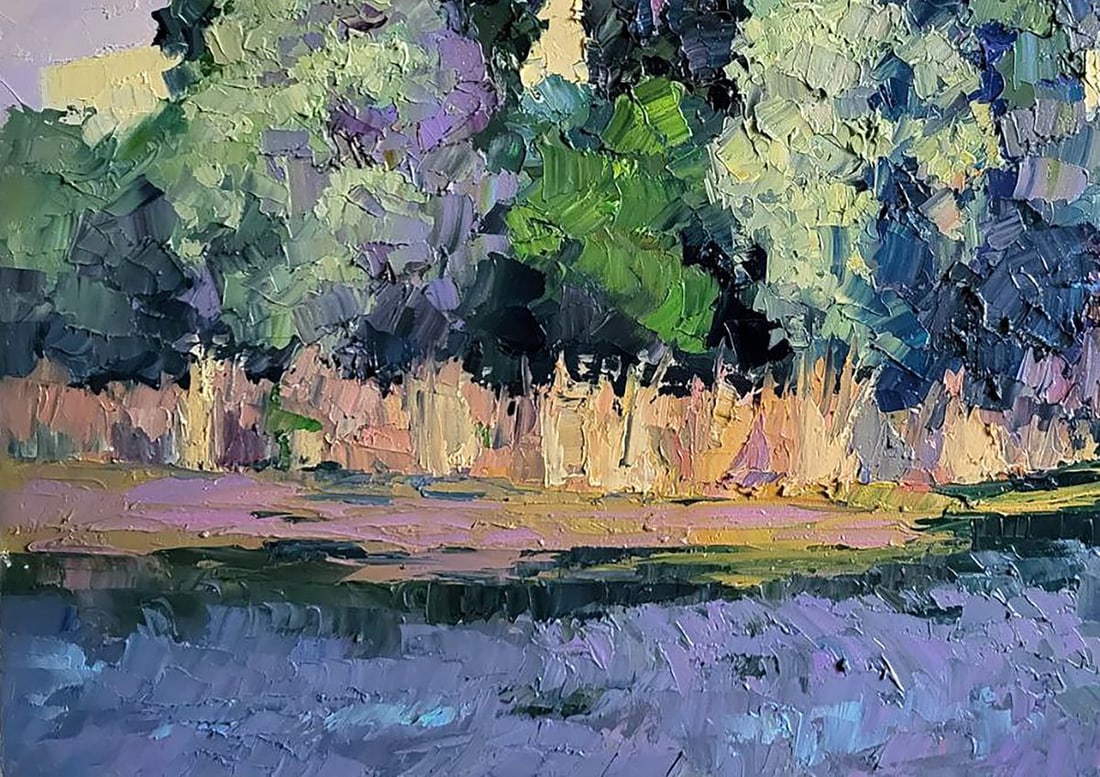 Oil painting By the river Serdyuk Boris Petrovich - 4