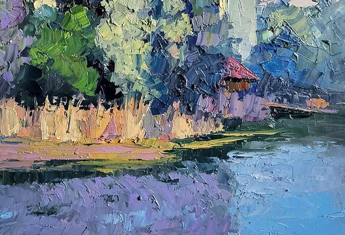 Oil painting By the river Serdyuk Boris Petrovich - 5