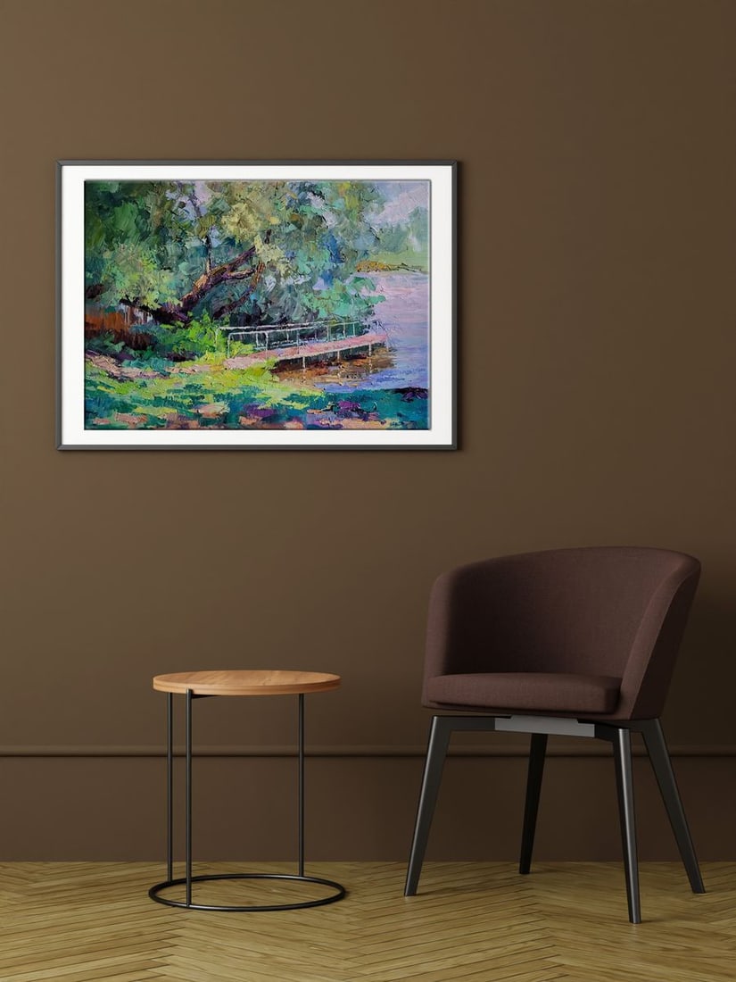 Oil painting A fallen poplar Serdyuk Boris Petrovich - 3