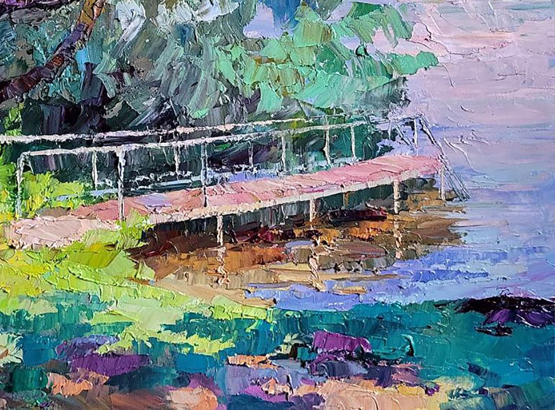 Oil painting A fallen poplar Serdyuk Boris Petrovich - 5