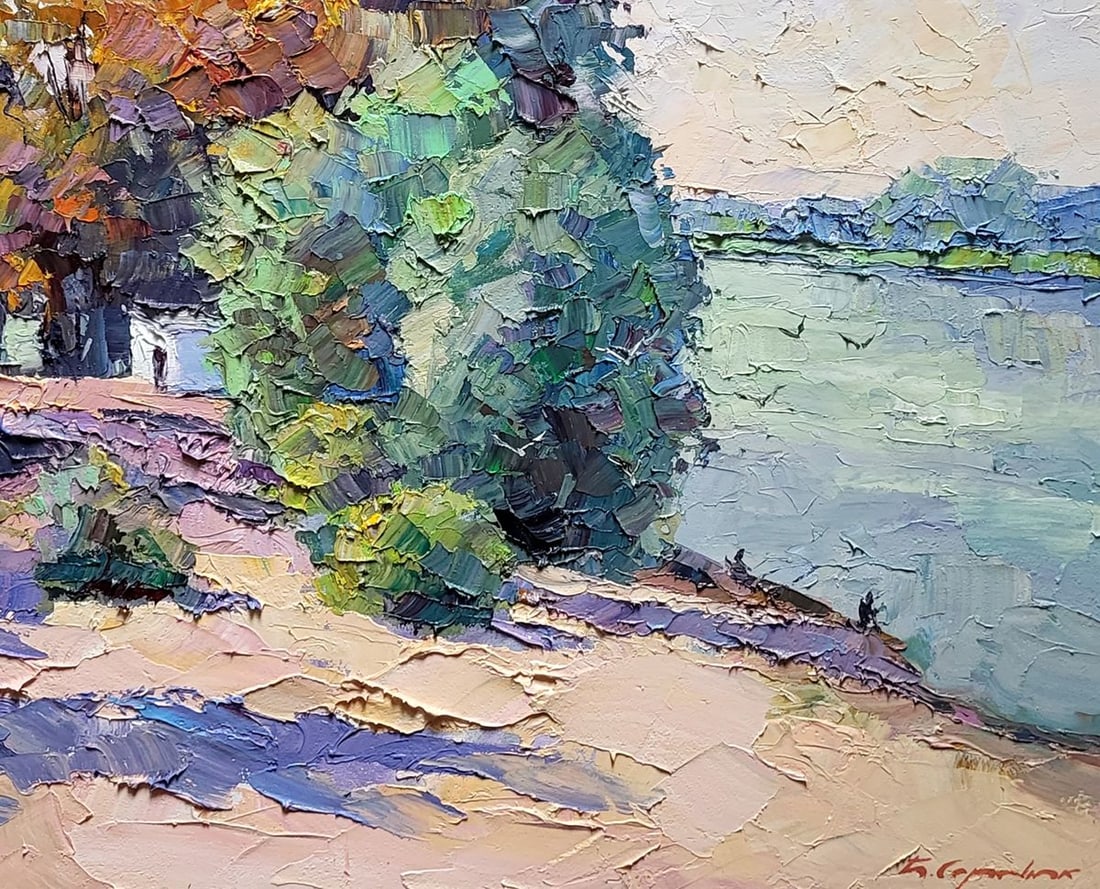 Oil painting On the Dnieper Serdyuk Boris Petrovich - 7