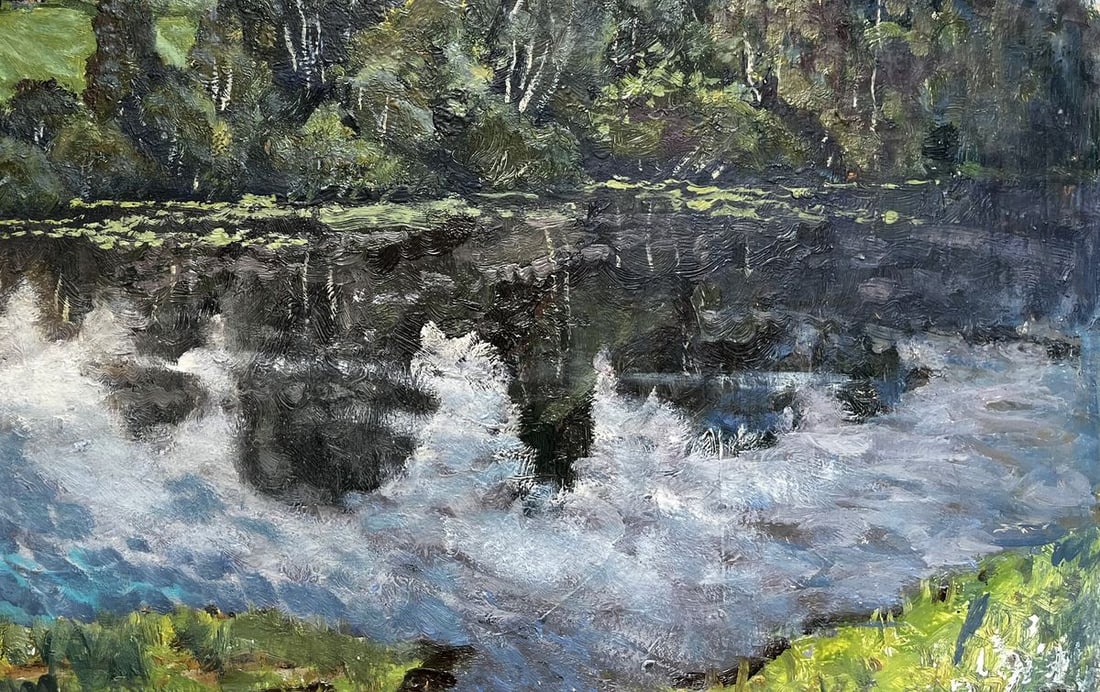 Oil painting Sunny day Unknown artist - 5