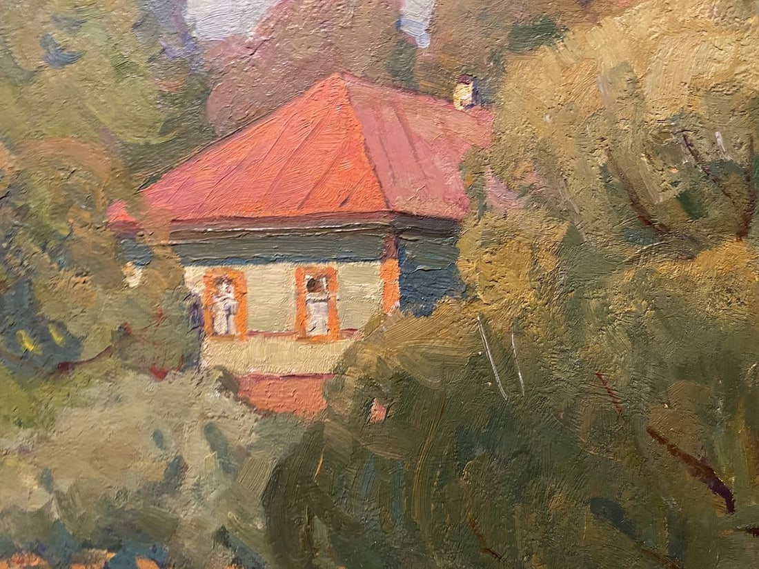 Oil painting Walk near the river Nikolai Bortnikov - 3