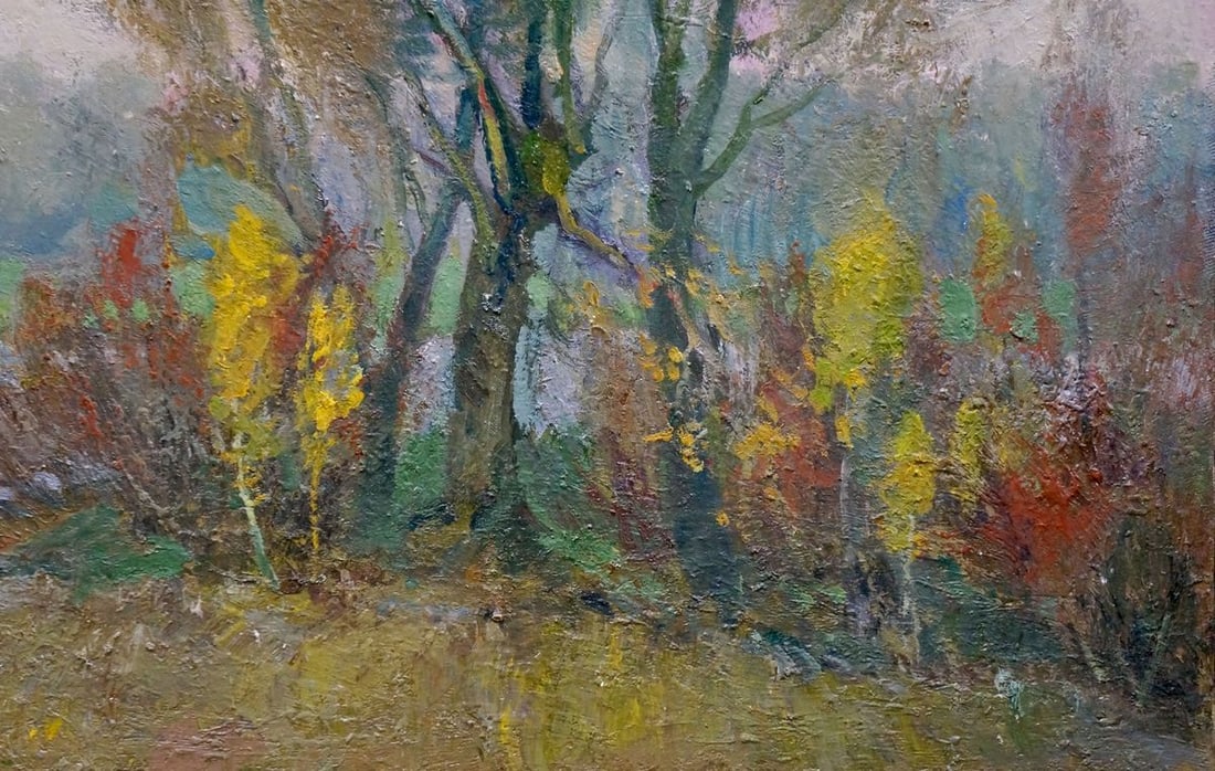 Oil painting Near the river Minka Alexander Fedorovich - 5
