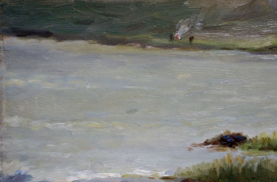 Oil painting By the river Buryachok Nikolay Ivanovich - 3