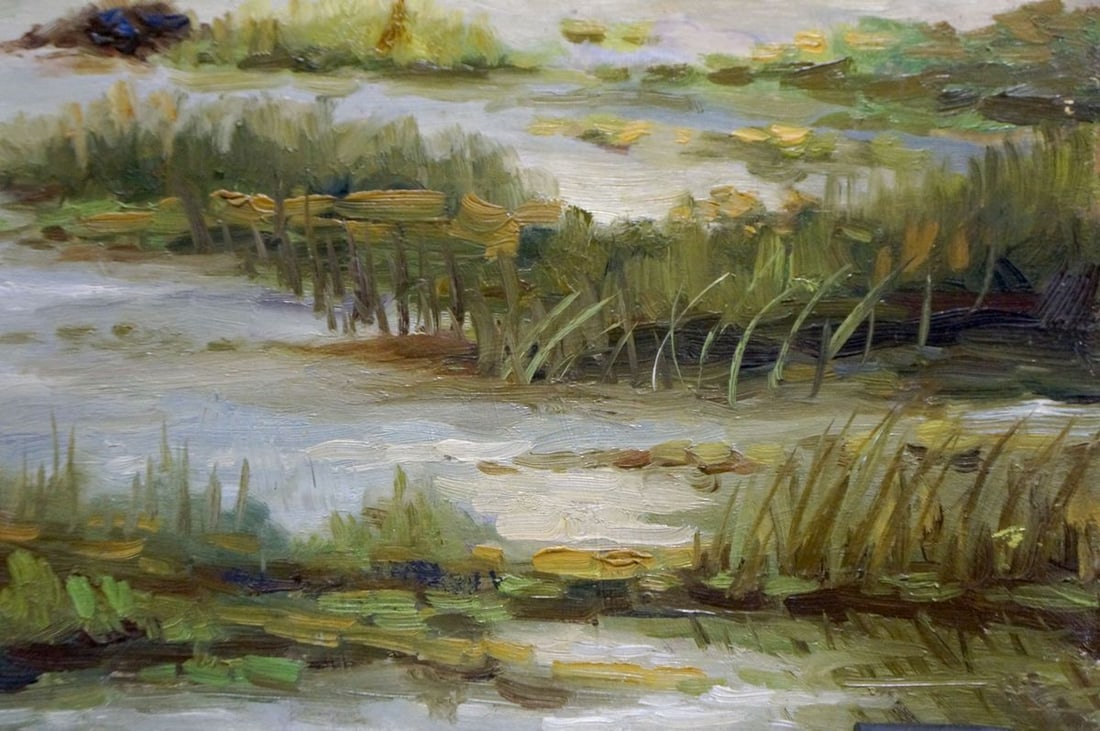 Oil painting By the river Buryachok Nikolay Ivanovich - 5