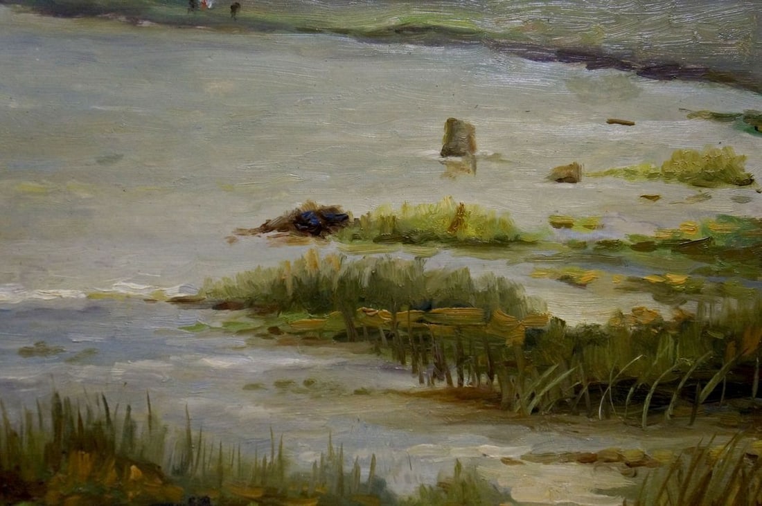 Oil painting By the river Buryachok Nikolay Ivanovich - 6