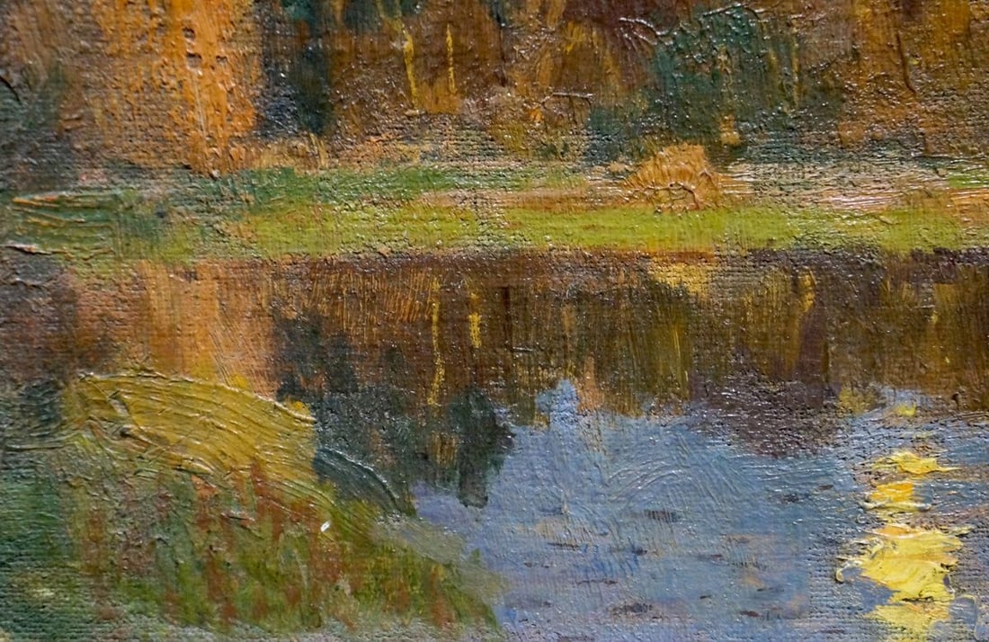 Oil painting A month over the forest Nevkritiy Denis Nikiforovich - 2
