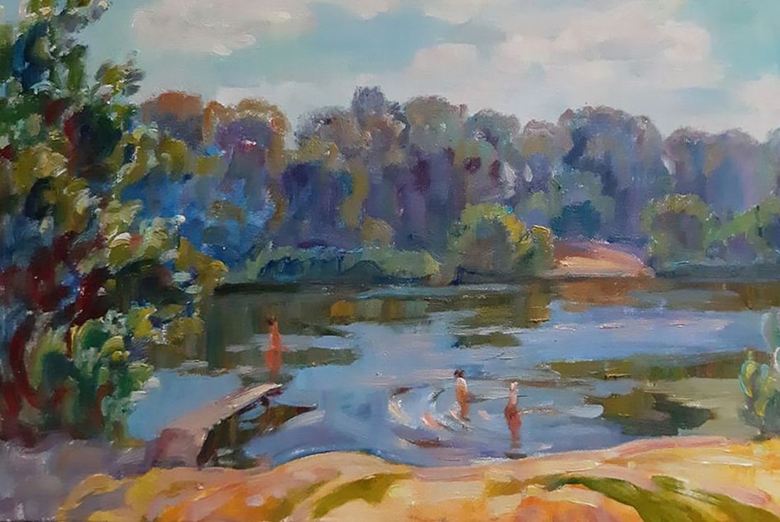Oil painting Summer day Kovalenko Ivan Mikhailovich - 4