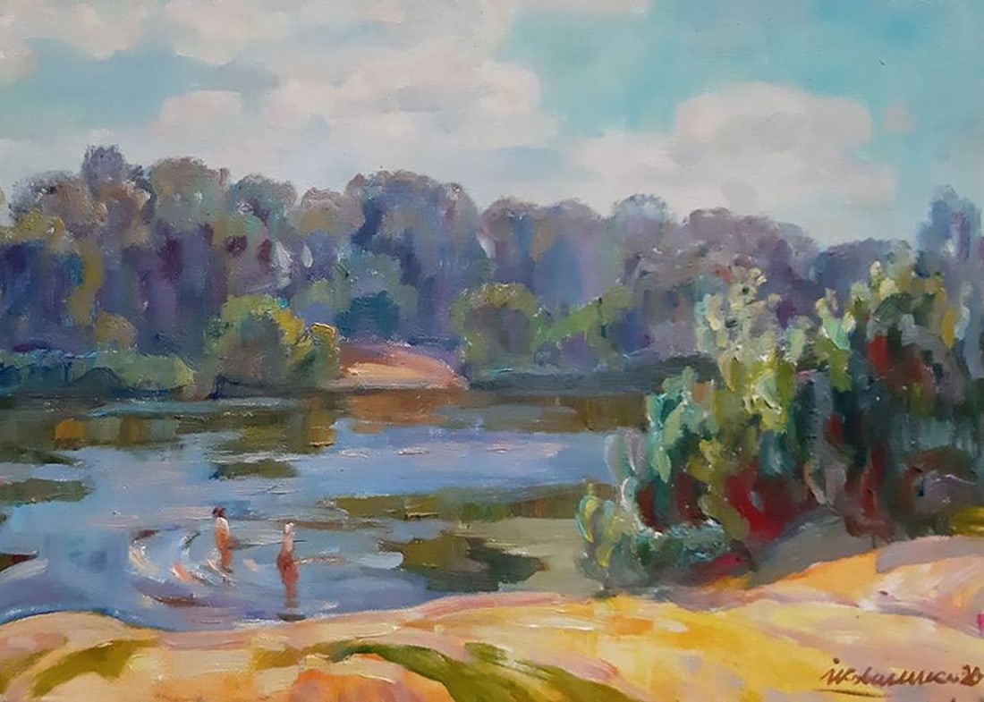 Oil painting Summer day Kovalenko Ivan Mikhailovich - 5