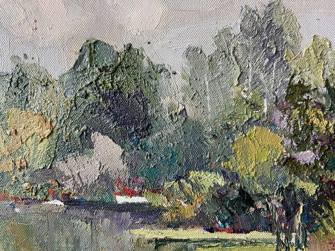 Oil painting Summer sunny landscape Kapotenko Ivan Ivanovich - 2