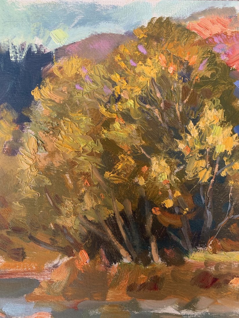 Oil painting Walk in the autumn forest Batrakov Vladimir Grigorievich - 6