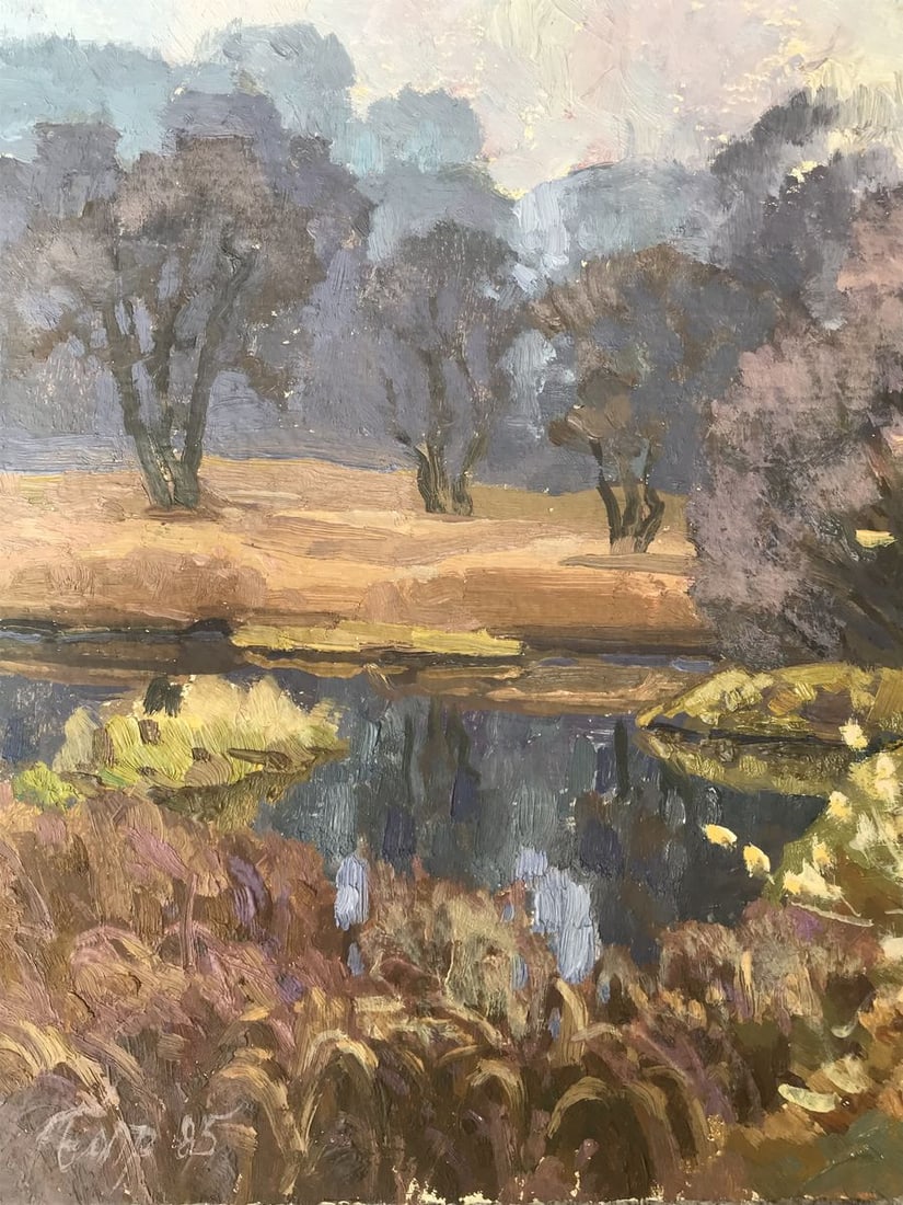 Oil painting Spring motif Batrakov Vladimir Grigorievich - 5