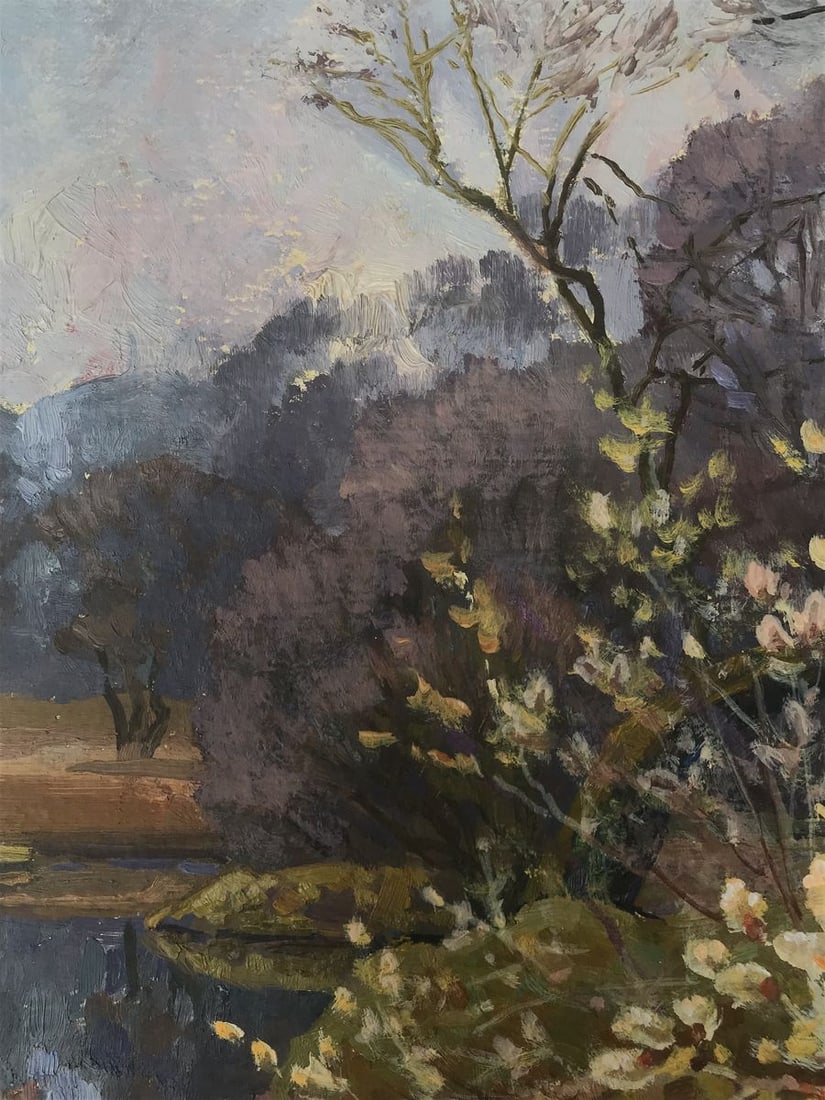 Oil painting Spring motif Batrakov Vladimir Grigorievich - 6