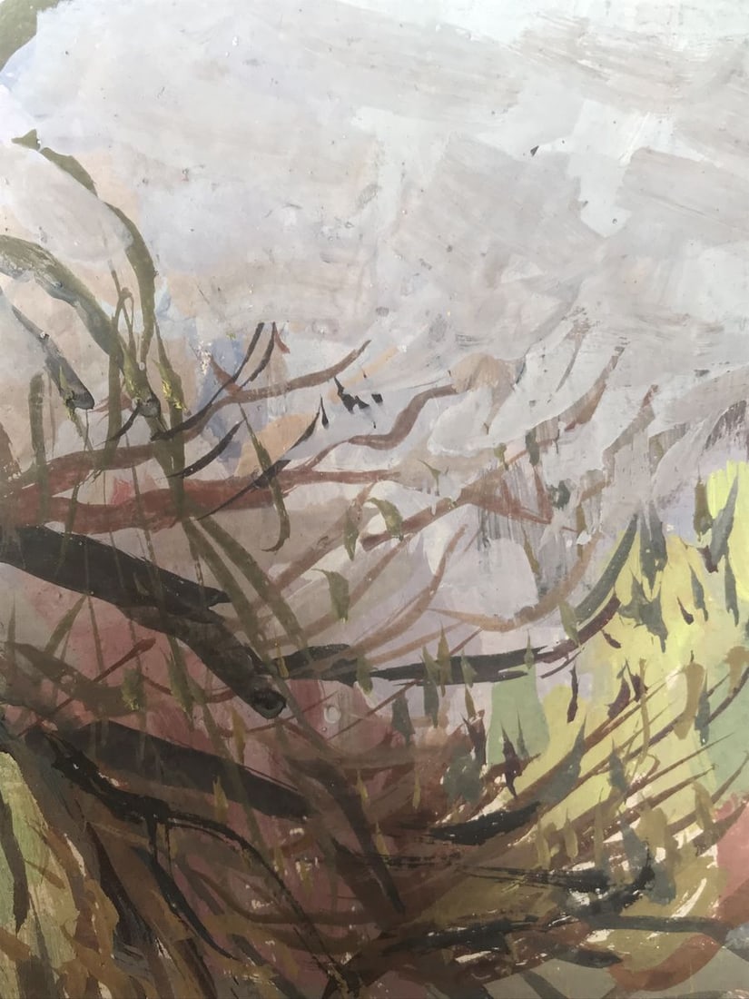 Oil painting By the river Unknown artist - 6