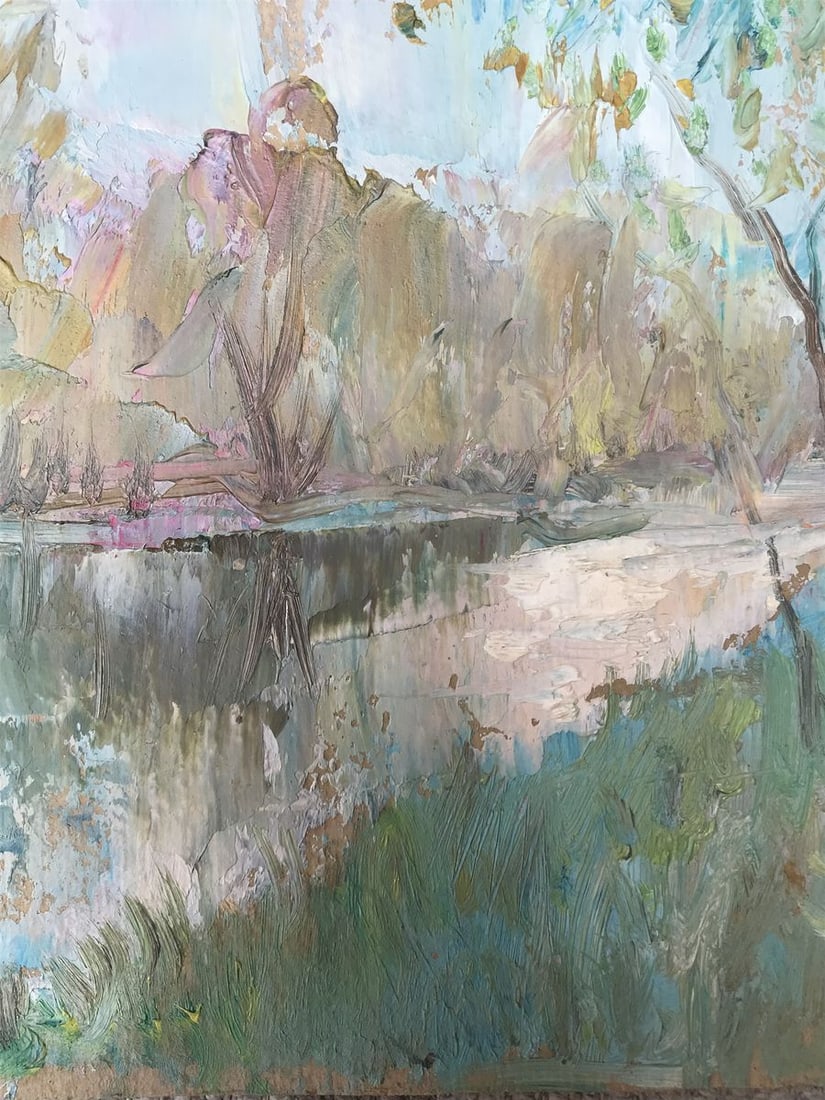 Oil painting River Snov Unknown artist - 7
