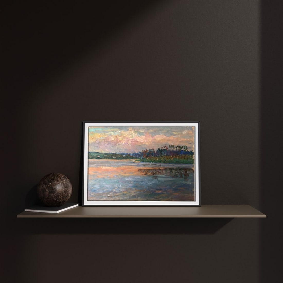 Oil painting By the evening Unknown artist - 3