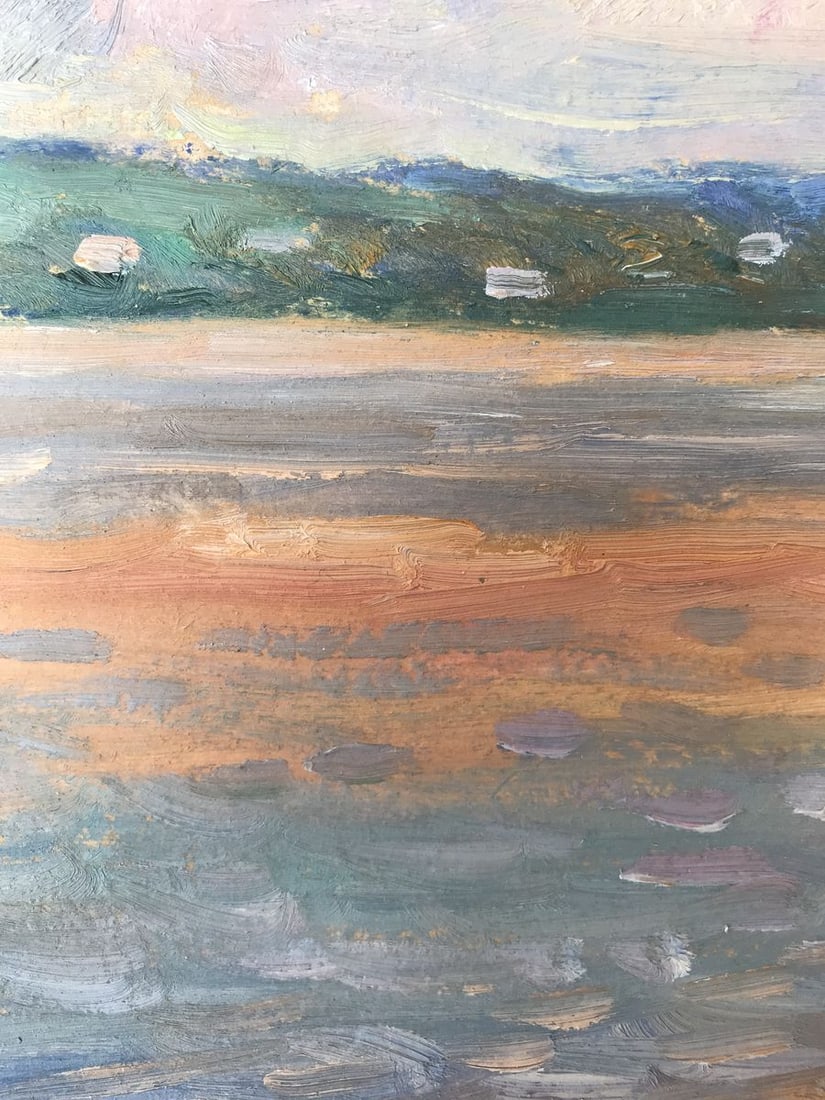 Oil painting By the evening Unknown artist - 5