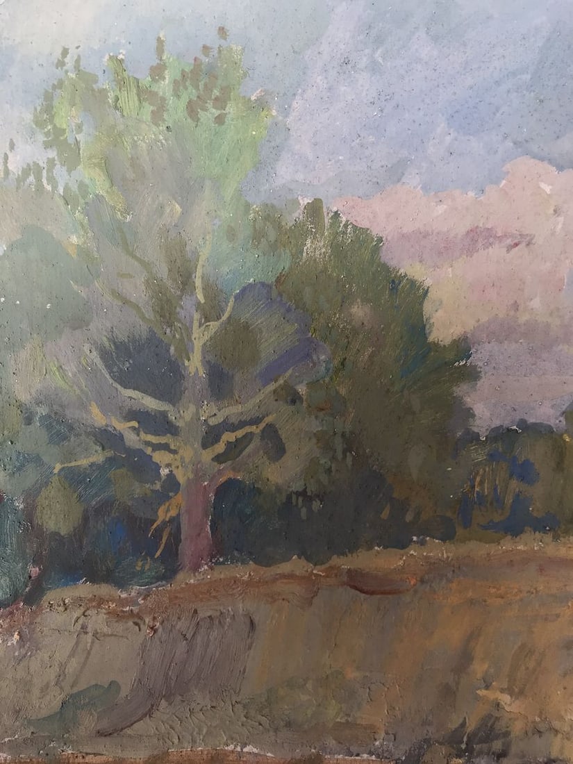 Oil painting River Psyol Wihyrovskii Victor - 4
