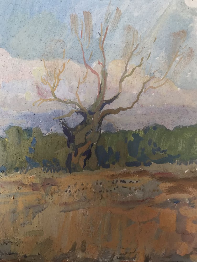 Oil painting River Psyol Wihyrovskii Victor - 6