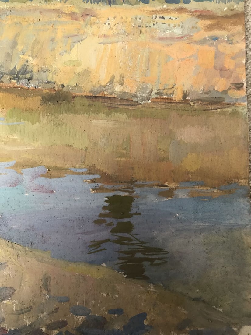 Oil painting River Psyol Wihyrovskii Victor - 9