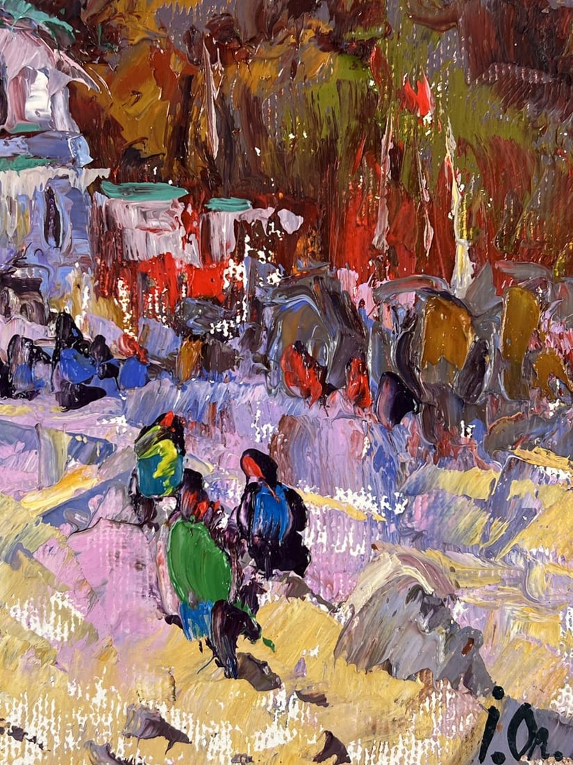 Oil painting Evening Arrival at Church Oleksiy Ivanyuk - 10