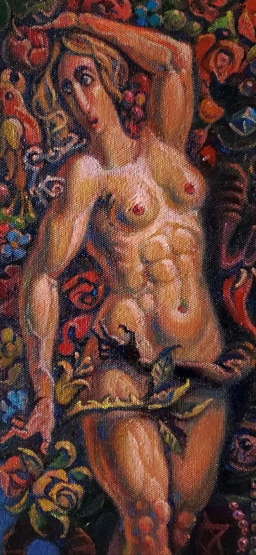 Oil painting The Fall in Myths Daniil Litvinov - 2
