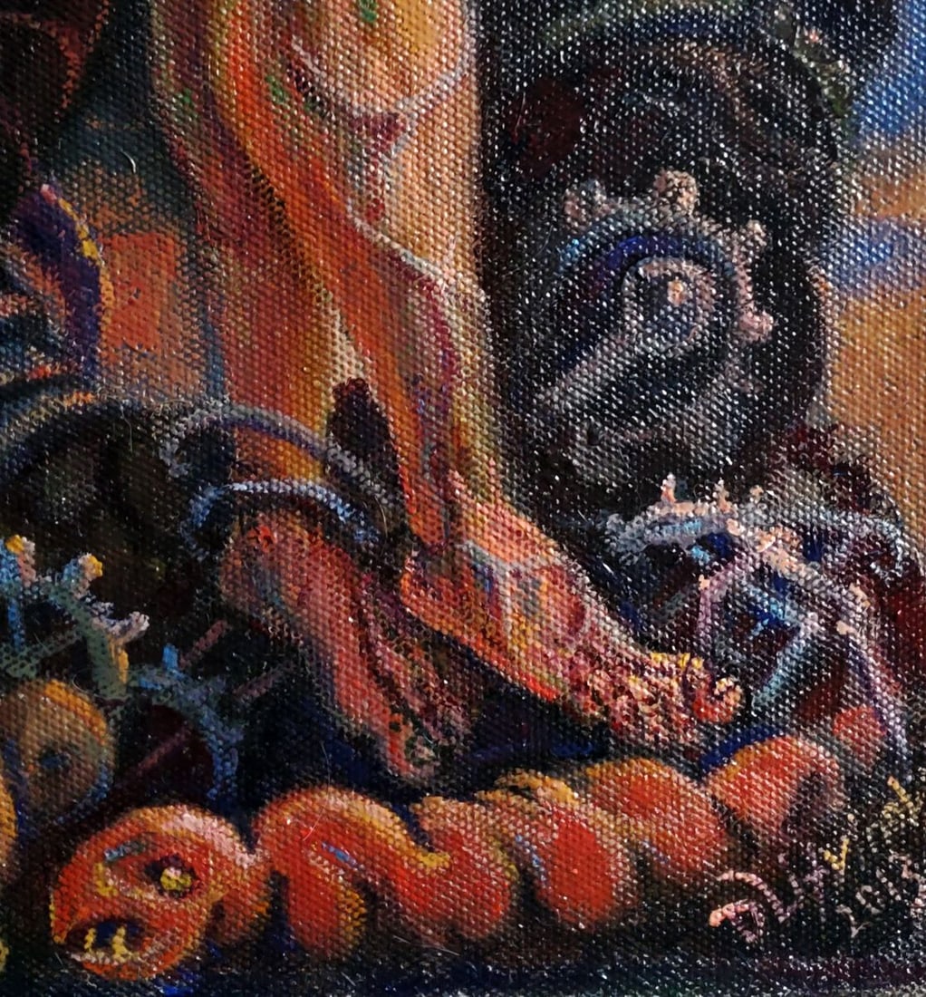 Oil painting The Fall in Myths Daniil Litvinov - 3