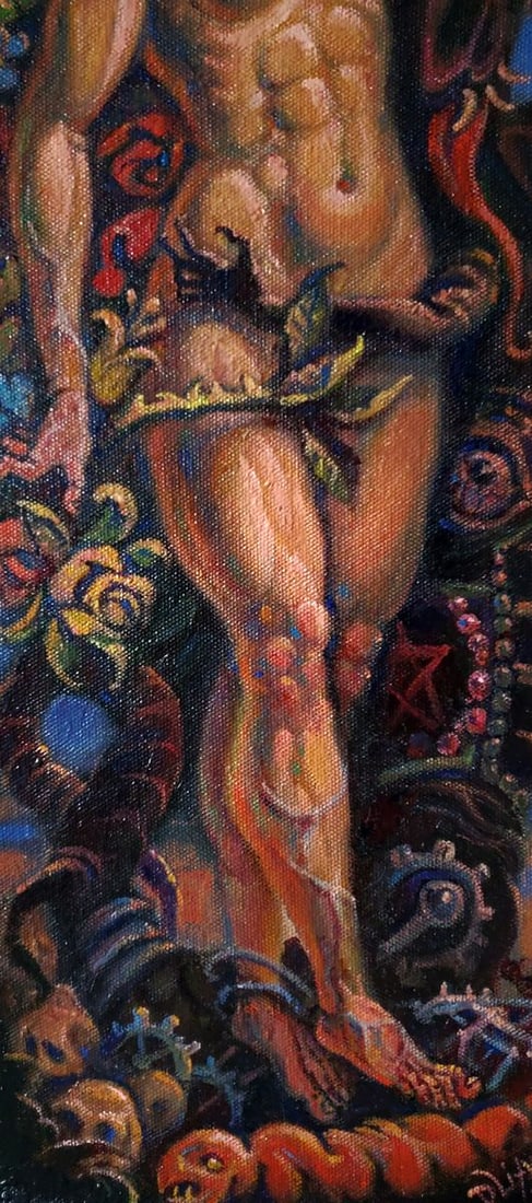 Oil painting The Fall in Myths Daniil Litvinov - 7