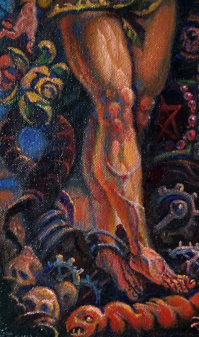 Oil painting The Fall in Myths Daniil Litvinov - 8
