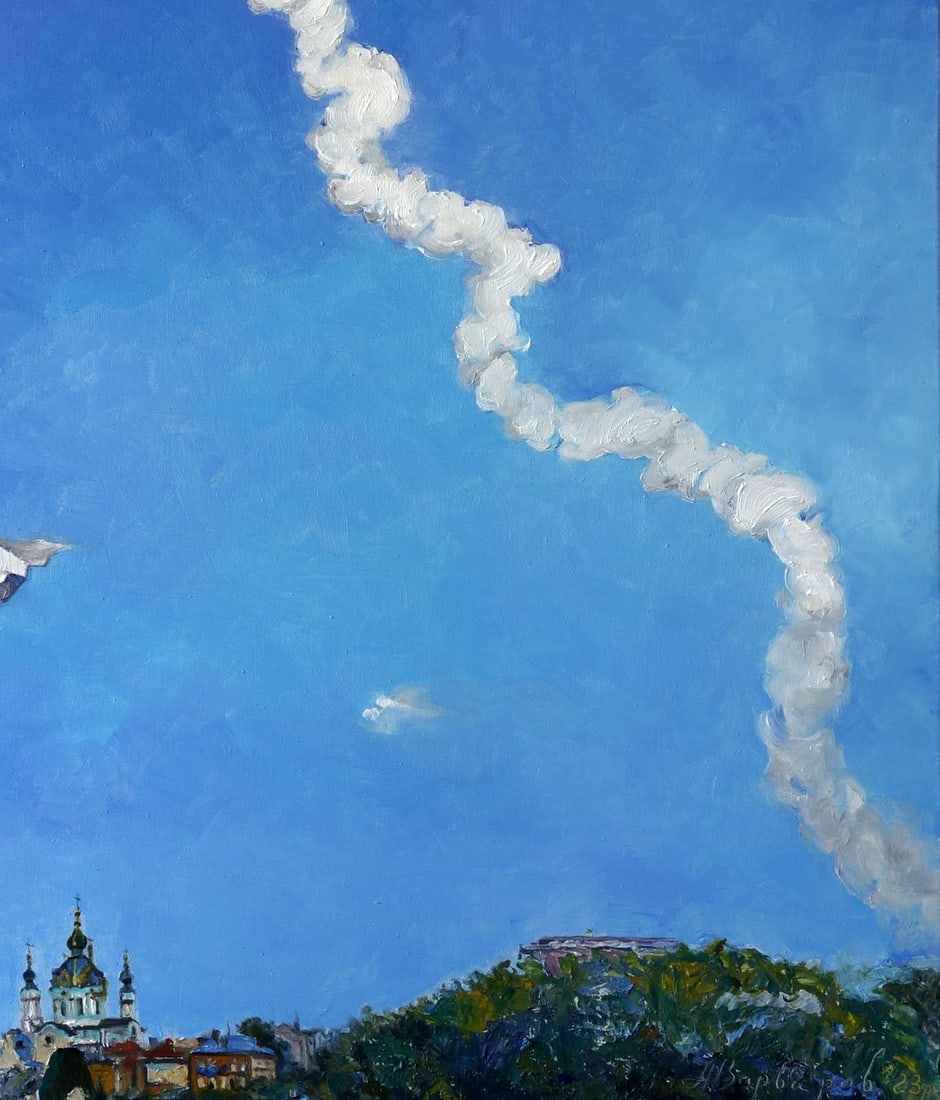 Oil painting St. Andrew's Church in the Capital Anatoly Varvarov - 7