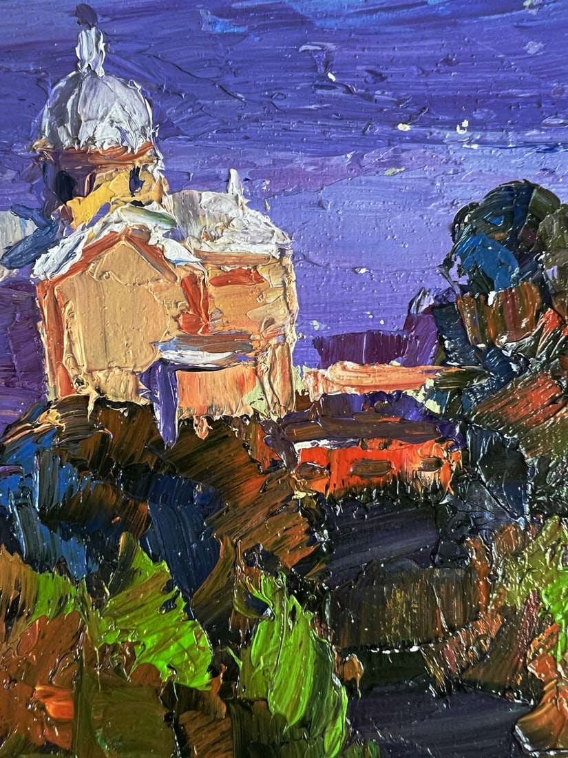 Oil painting The Distant Temple Boris Serdyuk - 9