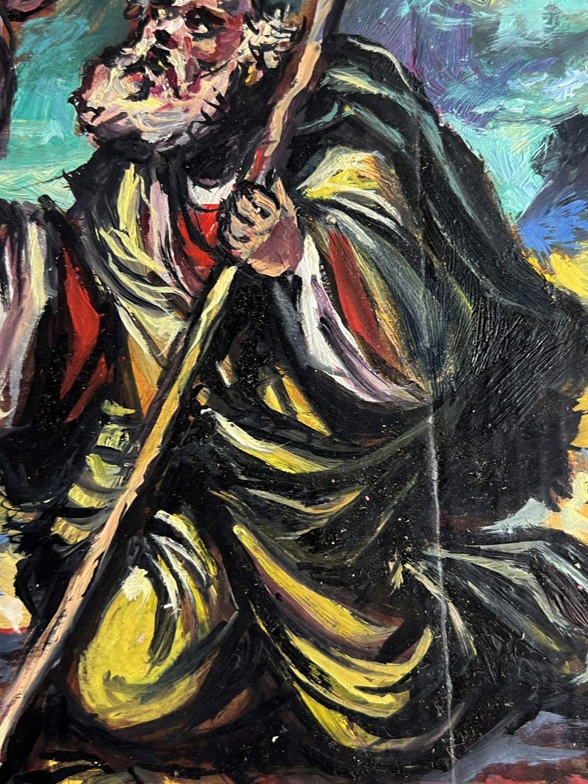 Oil painting The Messengers and Moses Alexander Litvinov - 4