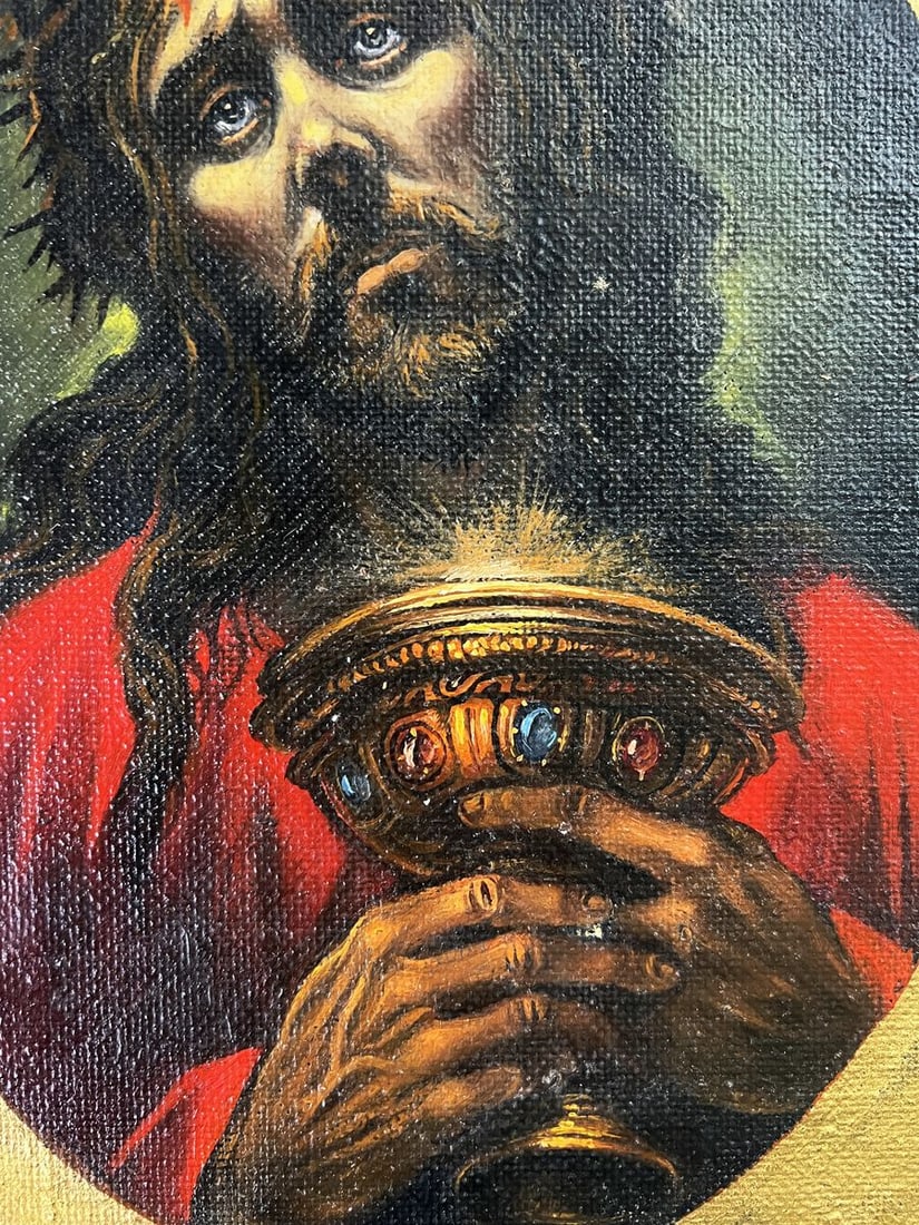 Oil painting Portrait of Jesus Alexander Litvinov - 4