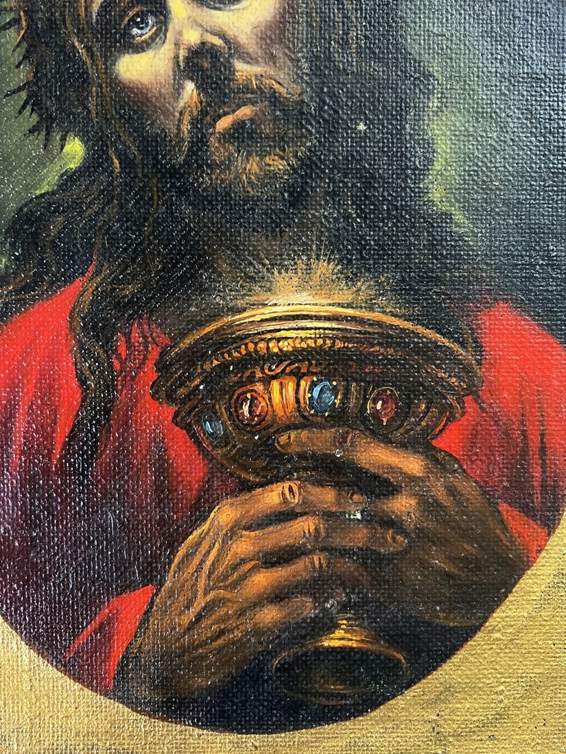 Oil painting Portrait of Jesus Alexander Litvinov - 5