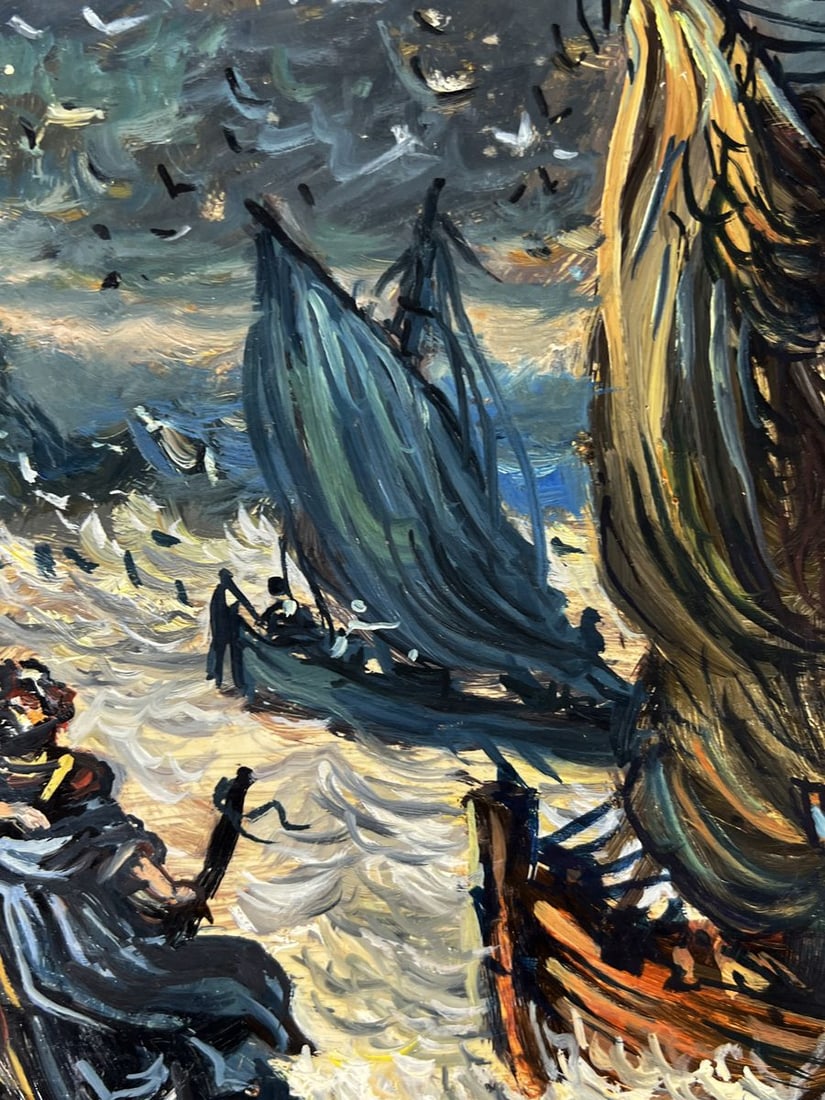 Oil painting Jesus by the seashore Alexander Litvinov - 3