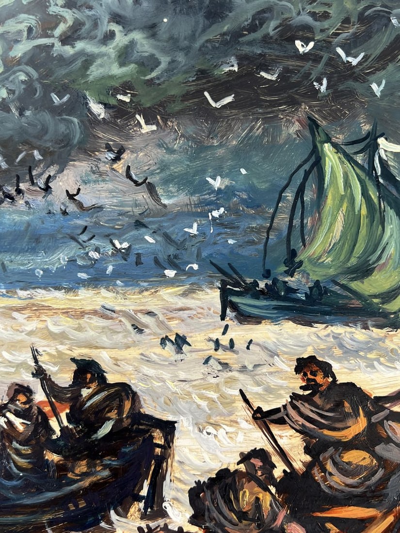 Oil painting Jesus by the seashore Alexander Litvinov - 5