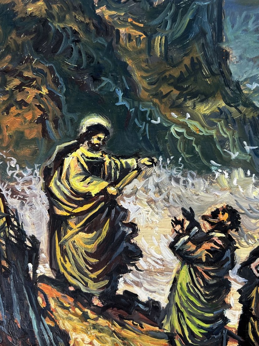 Oil painting Jesus by the seashore Alexander Litvinov - 6
