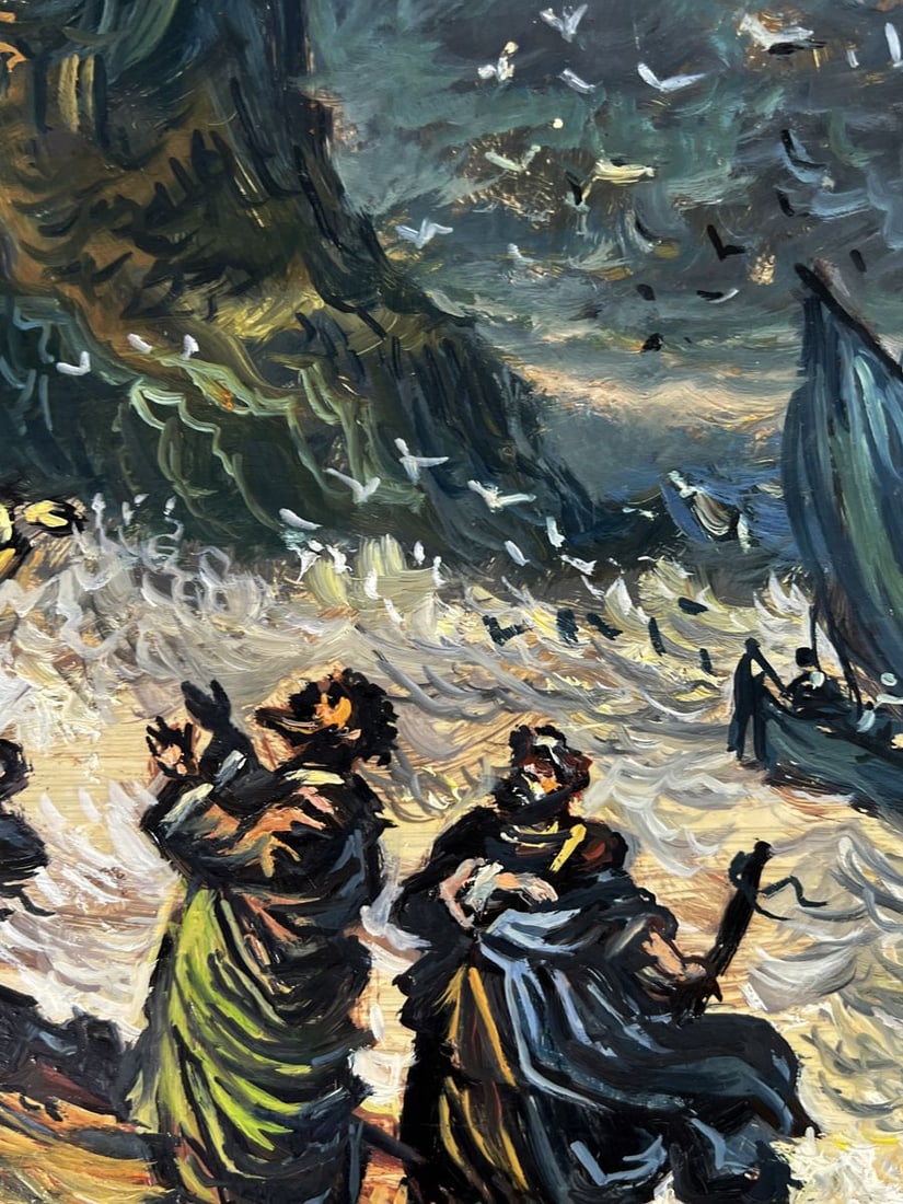 Oil painting Jesus by the seashore Alexander Litvinov - 8