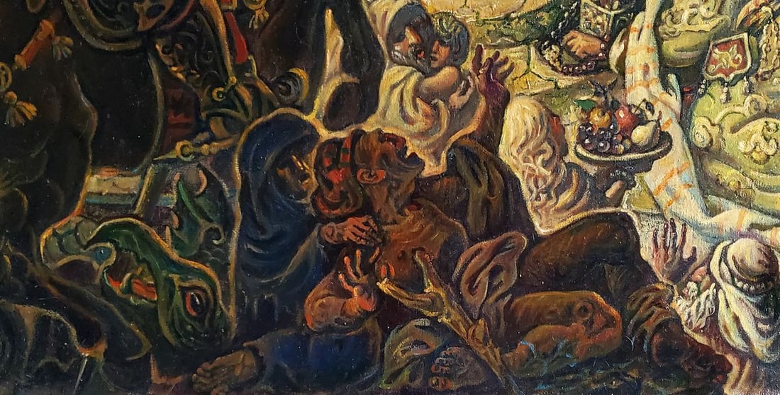 Oil painting Adoration of the Magi Daniil Litvinov - 4