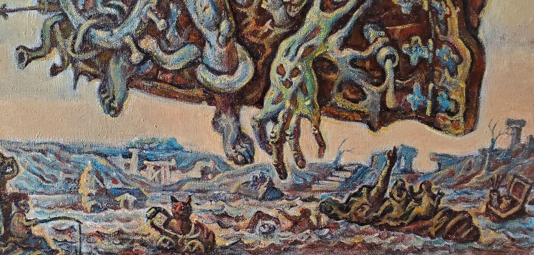 Oil painting Ancient Sea Visions Daniil Litvinov - 5